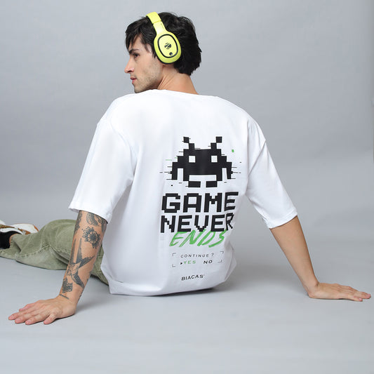 Game Never Ends Oversized T-Shirt