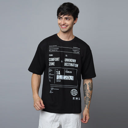 Unknown Destination Oversized T-Shirt | 240 GSM Premium Cotton Streetwear Tee