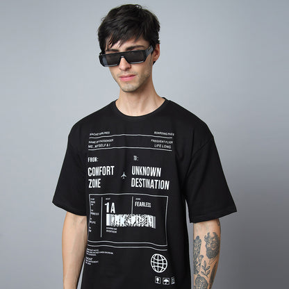 Unknown Destination Oversized T-Shirt | 240 GSM Premium Cotton Streetwear Tee