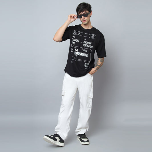 Unknown Destination Oversized T-Shirt | 240 GSM Premium Cotton Streetwear Tee