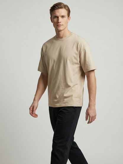 Biacas Essential Beige T-Shirt – Warm Neutral Fit