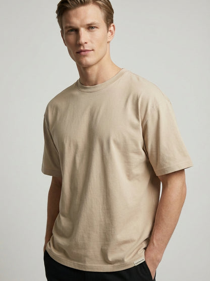 Biacas Essential Beige T-Shirt – Warm Neutral Fit