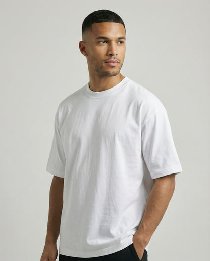 Biacas Essential White T-Shirt – Pure Modern Fit