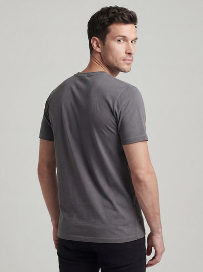 Biacas Essential Grey T-Shirt – Modern Classic Fit