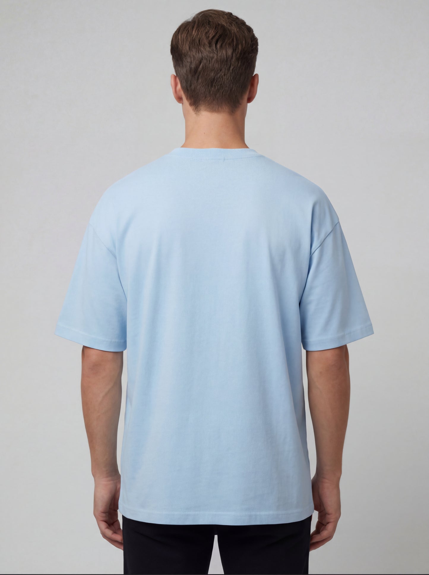 Biacas Essential Light Blue T-Shirt – Serene Modern Fit