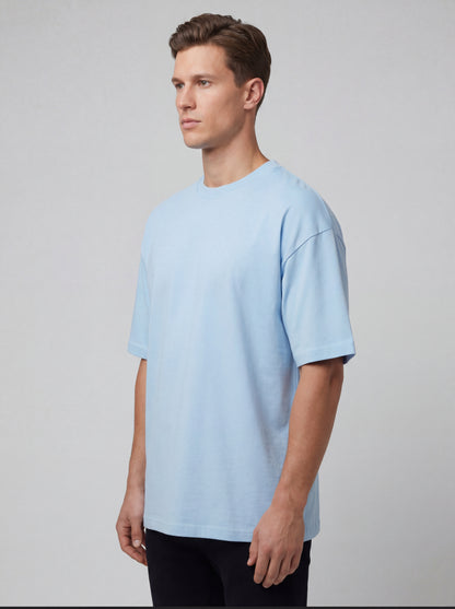 Biacas Essential Light Blue T-Shirt – Serene Modern Fit