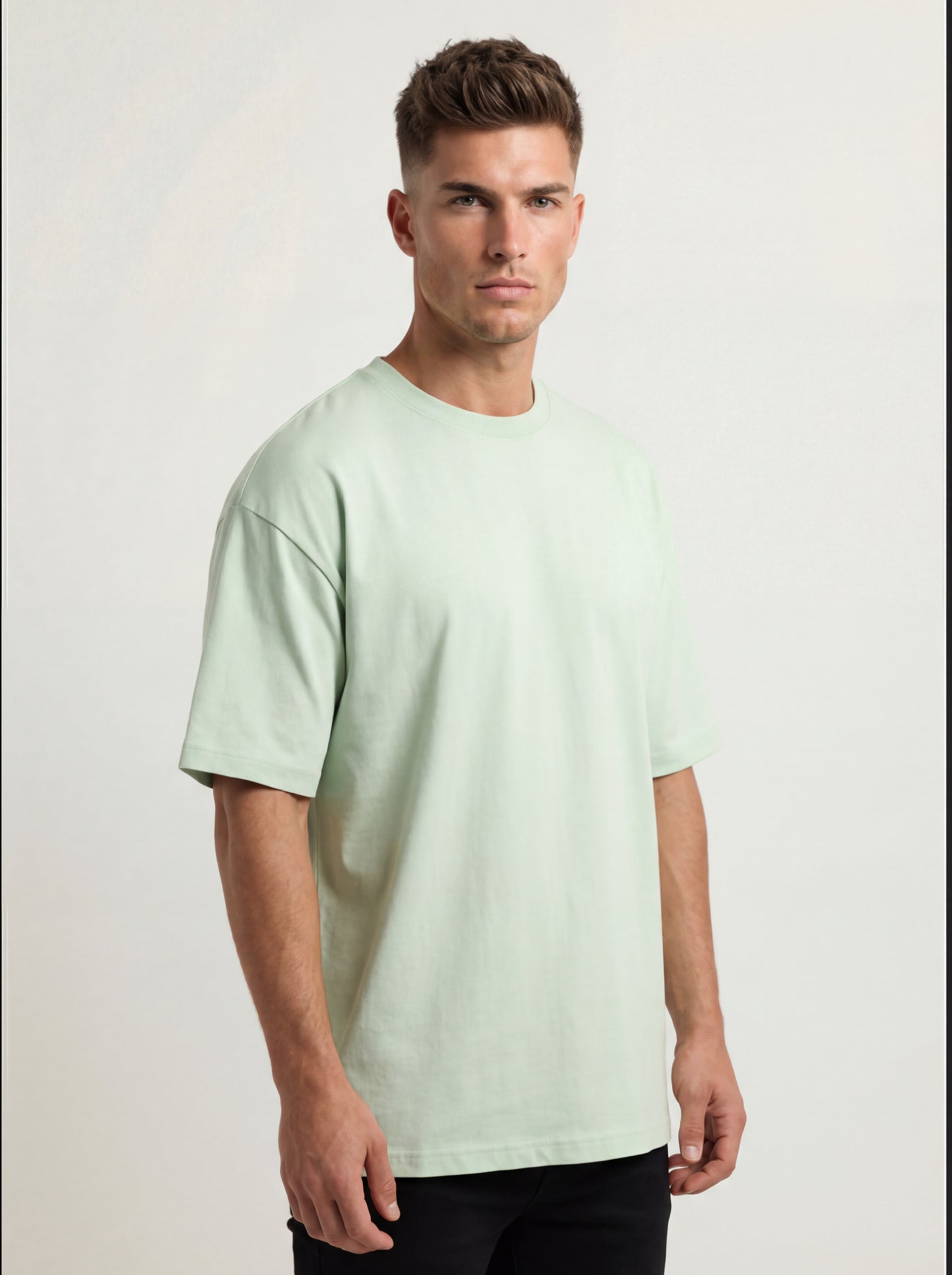 Biacas Essential Mint Green T-Shirt – Fresh Contemporary Fit