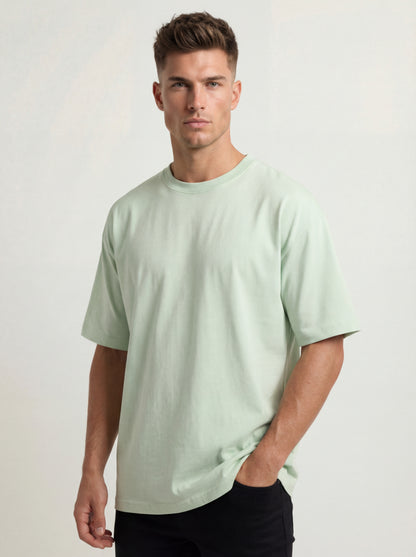 Biacas Essential Mint Green T-Shirt – Fresh Contemporary Fit