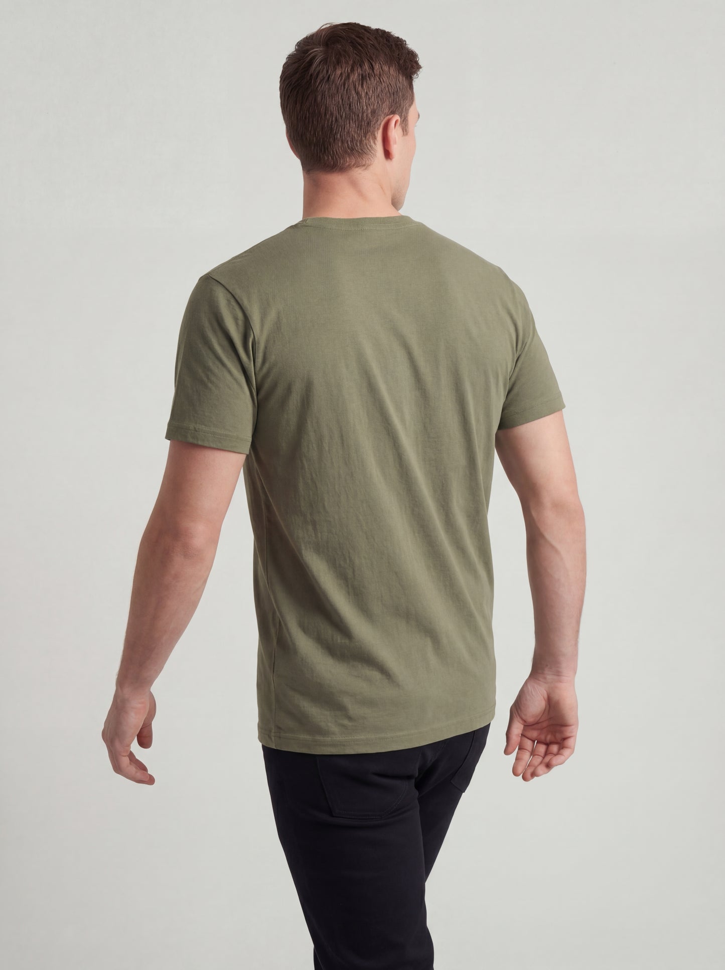 Biacas Essential Olive Green T-Shirt – Contemporary Everyday Fit