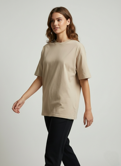 Biacas Essential Beige T-Shirt – Warm Neutral Fit