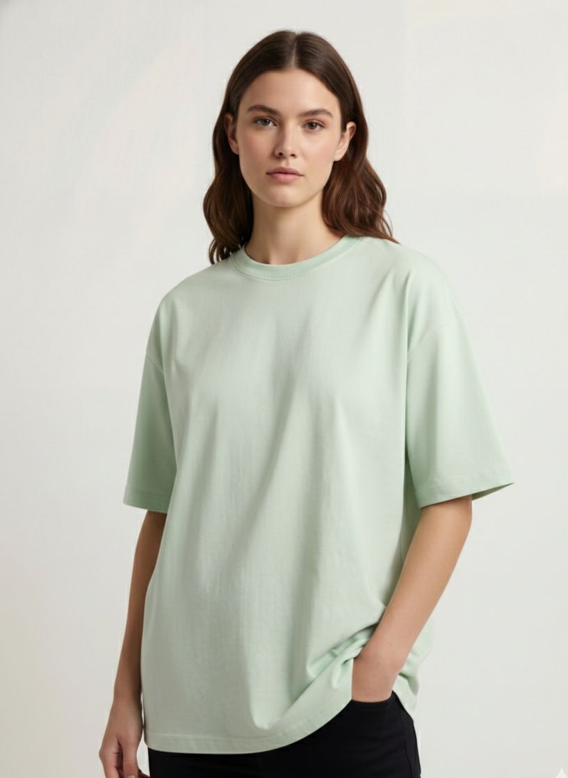 Biacas Essential Mint Green T-Shirt – Fresh Contemporary Fit
