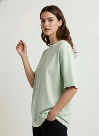 Biacas Essential Mint Green T-Shirt – Fresh Contemporary Fit